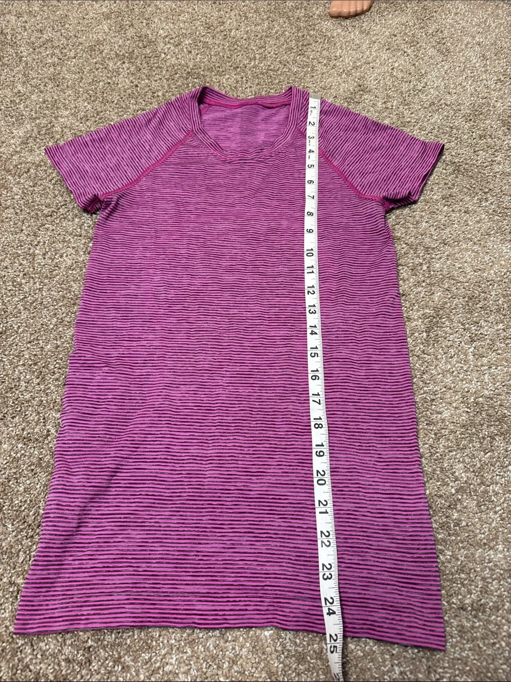 Lululemon We Are From Space Regal Plum Swiftly Tech Short Sleeve  SZ 4